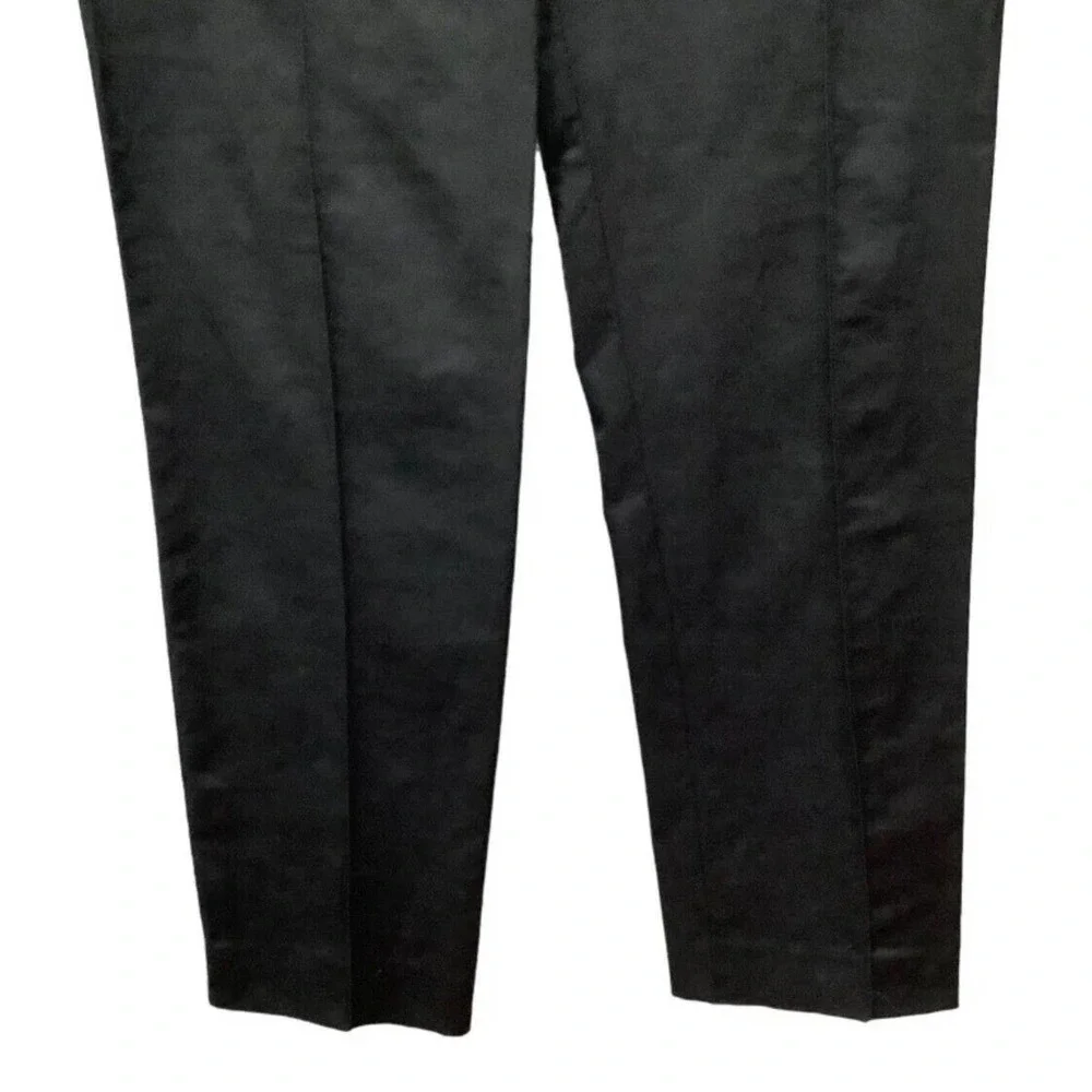 Bebe Womens Black Cropped Dress Pants size 2 Evening Party Dressy EUC - Picture 3 of 5